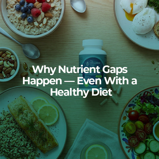 Why Nutrient Gaps Happen — Even with a Healthy Diet