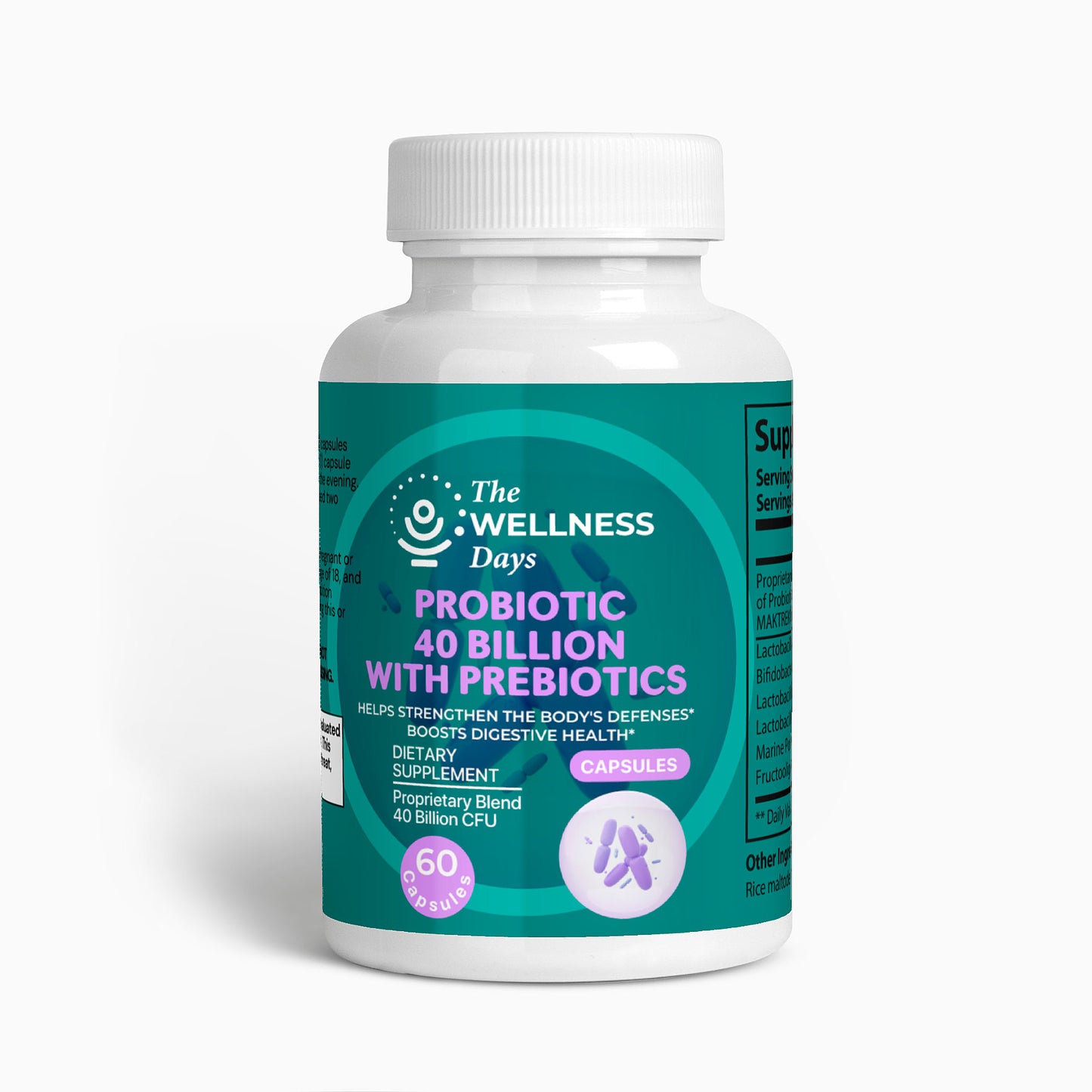 Probiotic 40 Billion with Prebiotics